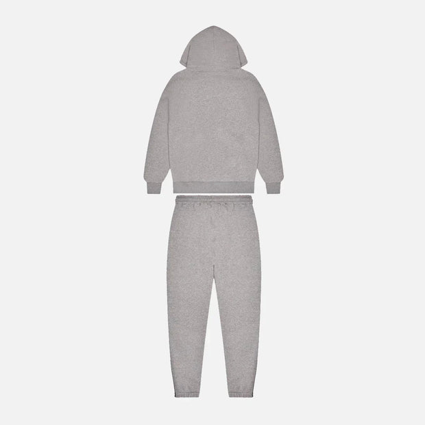 Sattars World Trapstar Chenille   Hooded Tracksuit - Grey / Green