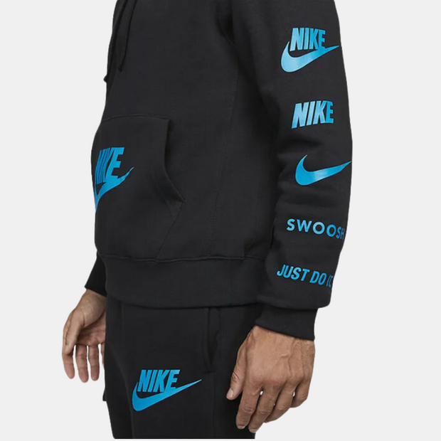 Sattars World Nike Pullover Graphic Tracksuit - Black / Blue