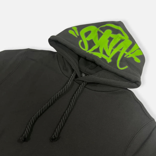 Sattars World Syna World Logo Tracksuit - Black / Green