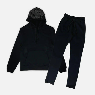 Sattars World Syna World Logo Tracksuit - Blackout