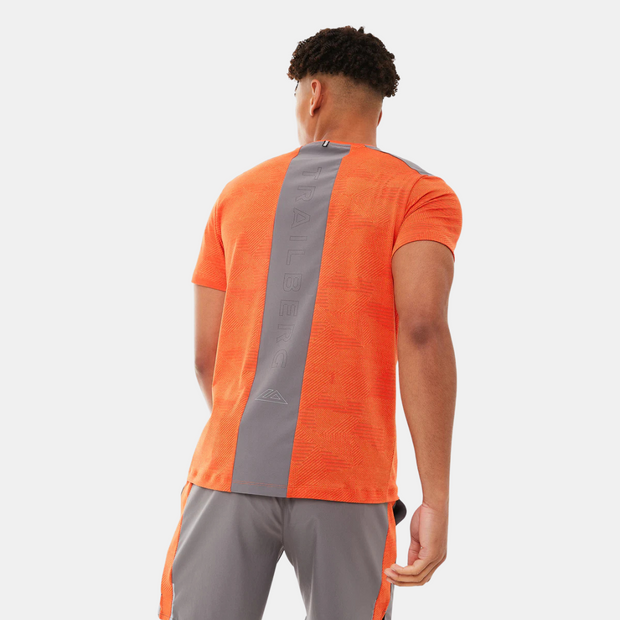 Sattars World Trailberg Dimension T-Shirt / Shorts Set - Orange/Grey