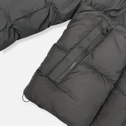 Sattars World Logo Puffer Jacket - Blackout