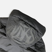 Sattars World Logo Puffer Jacket - Blackout