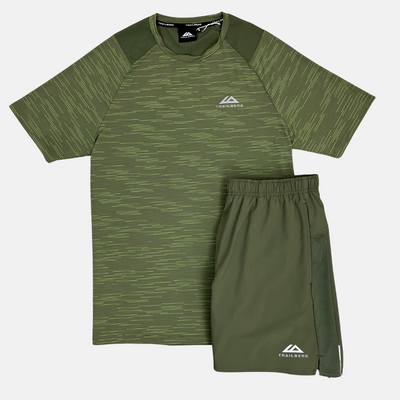 Sattars World Trailberg Element 2.0 T-Shirt / Shorts Set - Khaki