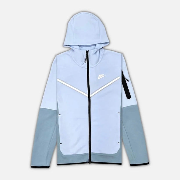 Sattars World Nike Tech Fleece Hoodie - Celestine Blue