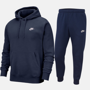 Sattars World Nike Club Fleece Tracksuit - Navy