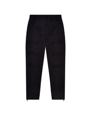 Sattars World Patchwork Irongate Bottoms - Jet Black