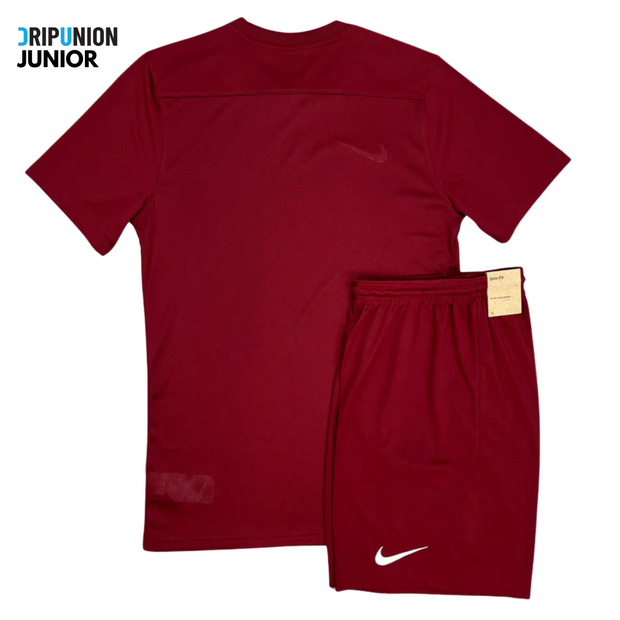 Sattars World Nike Junior Dri-Fit Tshirt / Shorts Set - Burgundy