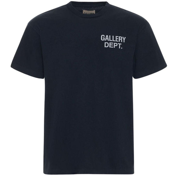 Sattars World Gallery Dept. Vintage Souvenir T-Shirt NAVY