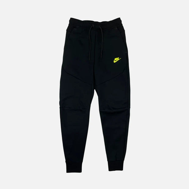 Sattars World Nike Tech Fleece Bottoms - Black / Volt (New Season)