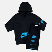 Sattars World Nike Pullover Graphic Tracksuit - Black / Blue