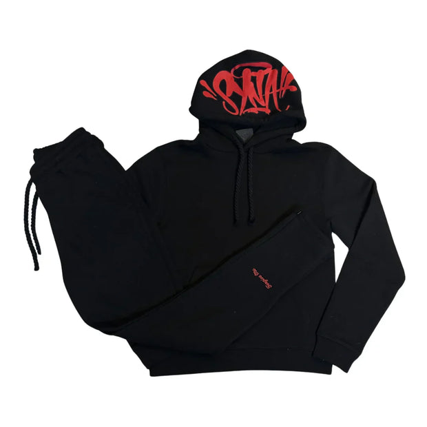 Sattars World OG Tracksuit - Black/Red