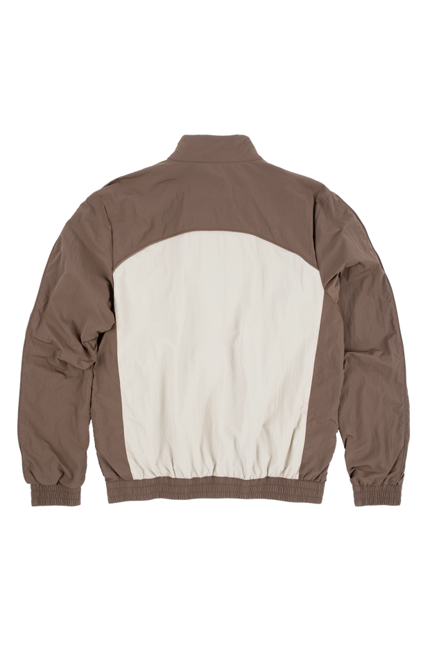 Sattars World SYNA PIPE TRACK JACKET BROWN/BEIGE