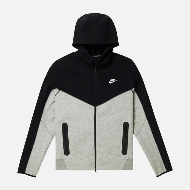 Sattars World Nike Sportswear Tech Fleece Hoodie - Black/Grey/White