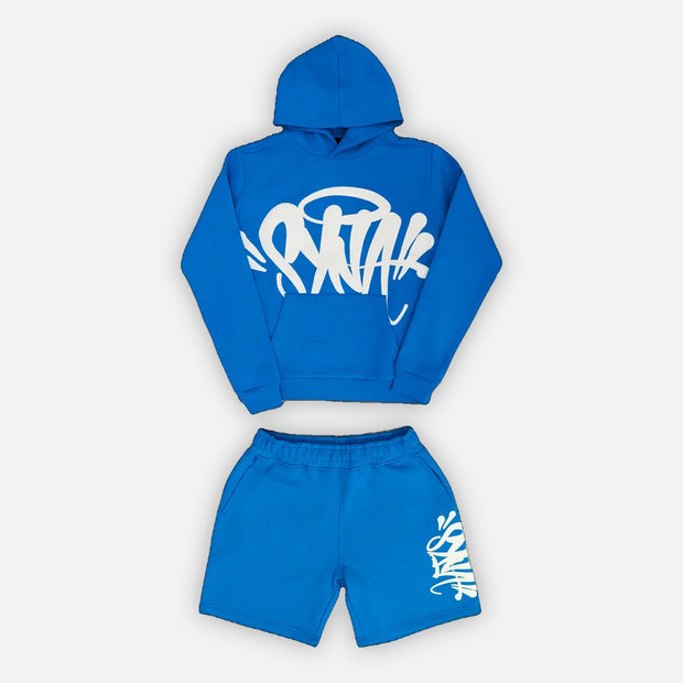 Sattars World Syna World Team Hoodie + Short Twinset - Blue / White