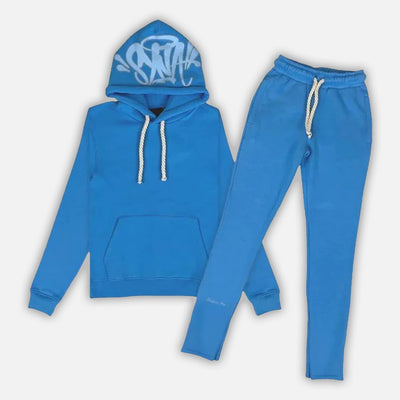 Sattars World Syna World Logo Tracksuit - Blue