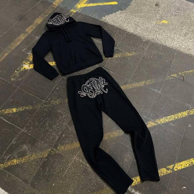 Sattars World Syna World Logo Tracksuit - Black / Rose Gold