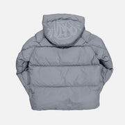 Sattars World Syna Logo Puffer Jacket -Grey