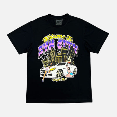 Sattars World Syna World Syn City T-Shirt - Black