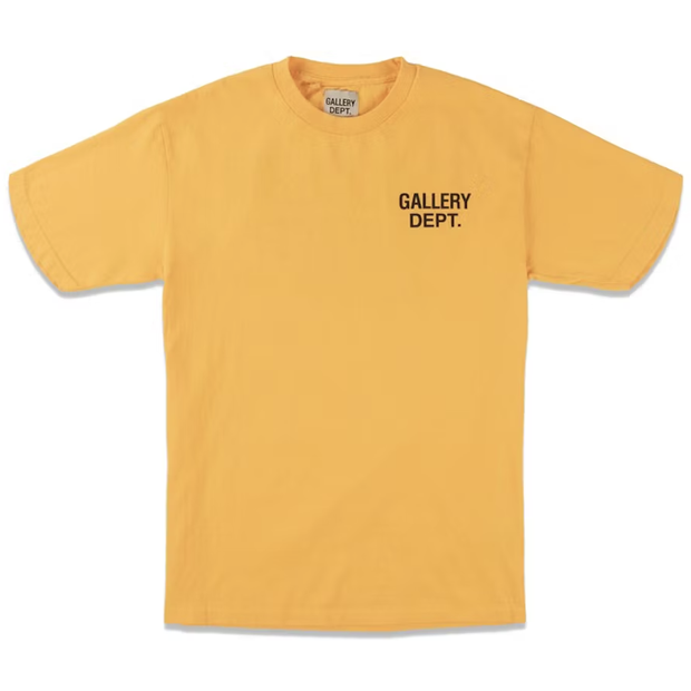 Sattars World Gallery Dept. Vintage Souvenir T-Shirt Yellow