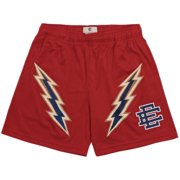 Sattars World Eric Emanuel EE Basic Lightning Bolt Short Red/Copper/Blue