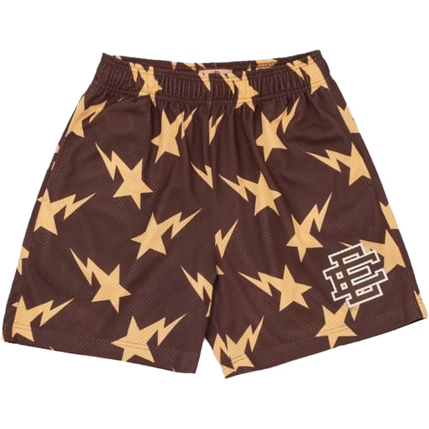 Sattars World Eric Emanuel x BAPE Miami Basic Short Brown/Yellow