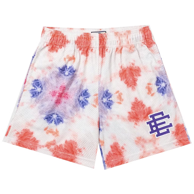 Sattars World Eric Emanuel Shorts Tie Dye Purple