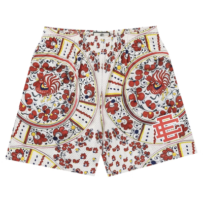 Sattars WorldEric Emanuel Shorts Rooster White