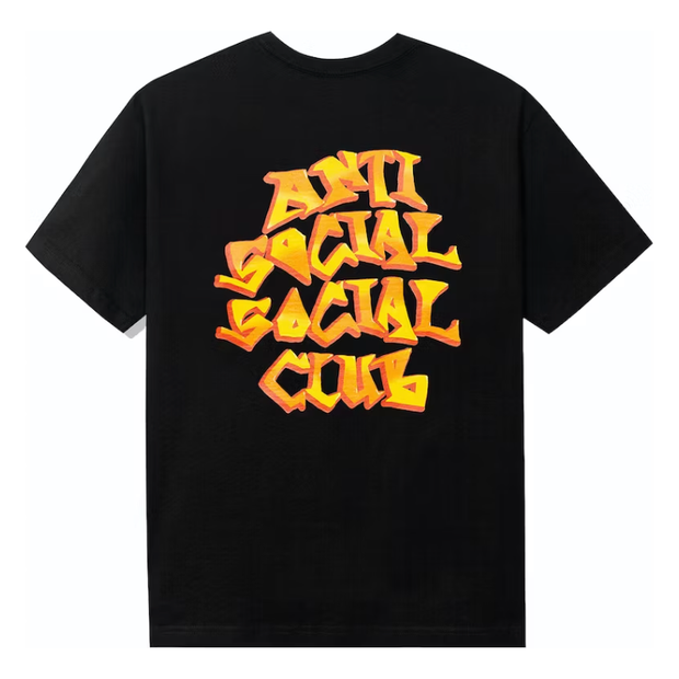 Sattars World Anti Social Social Club Low Brow Tee Black