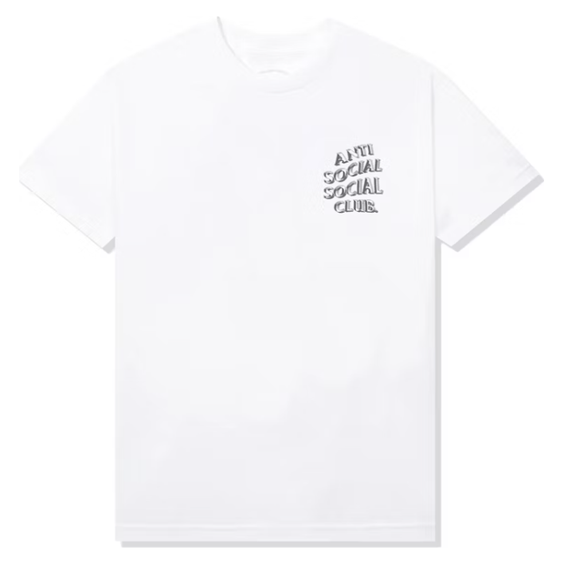 Sattars World Anti Social Social Club Deeper Than Usual Tee White