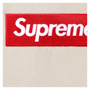 Sattars World Supreme Box Logo Hooded  Sweatshirt (FW24) Stone