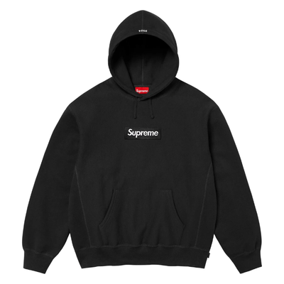 Sattars World Supreme Box Logo Hooded Sweatshirt (FW24) Black