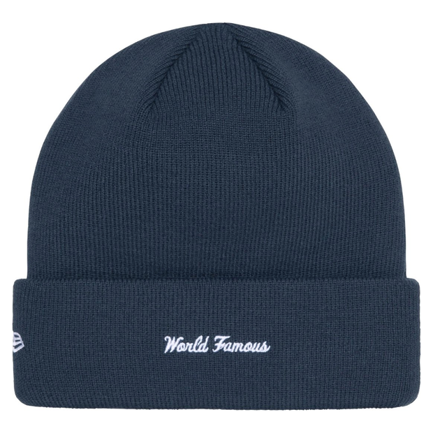 Sattars World Supreme New Era Box Logo Beanie (FW24) Navy