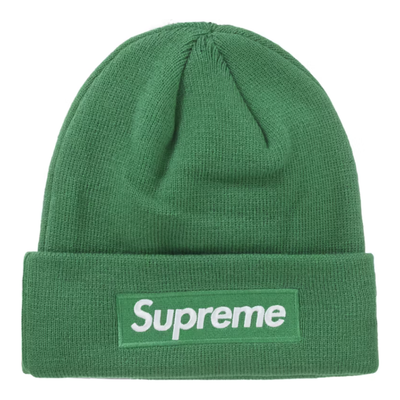 Sattars World Supreme New Era Box Logo Beanie (FW24) Green