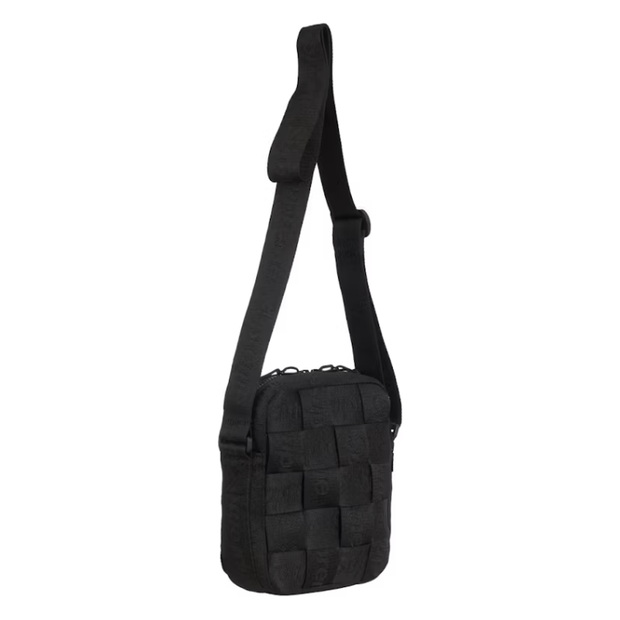 Sattars World Supreme Woven Shoulder Bag (SS24) Black