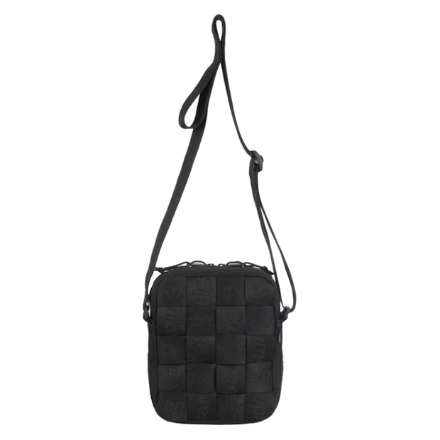 Sattars World Supreme Woven Shoulder Bag (SS24) Black