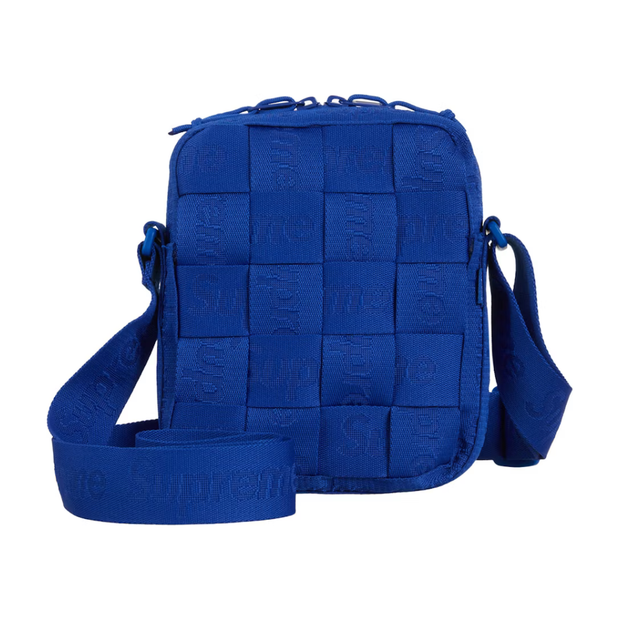 Sattars World Supreme Woven Shoulder Bag (SS24) Royal