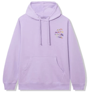 Sattars World Anti Social Social Club Pedals On The Floor Hoodie Lavendar