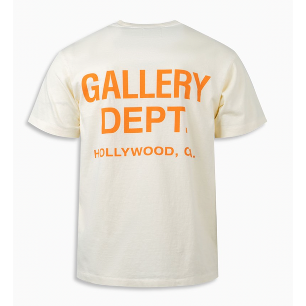 Sattars World GALLERY DEPT. SOUVENIR T-SHIRT CREAM/ORANGE