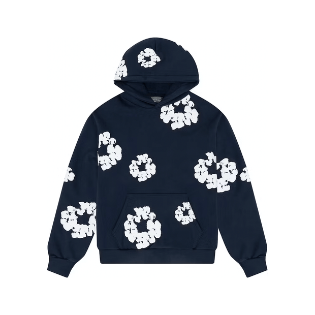 Sattars World Denim Tears The Cotton Wreath Sweatshirt Navy