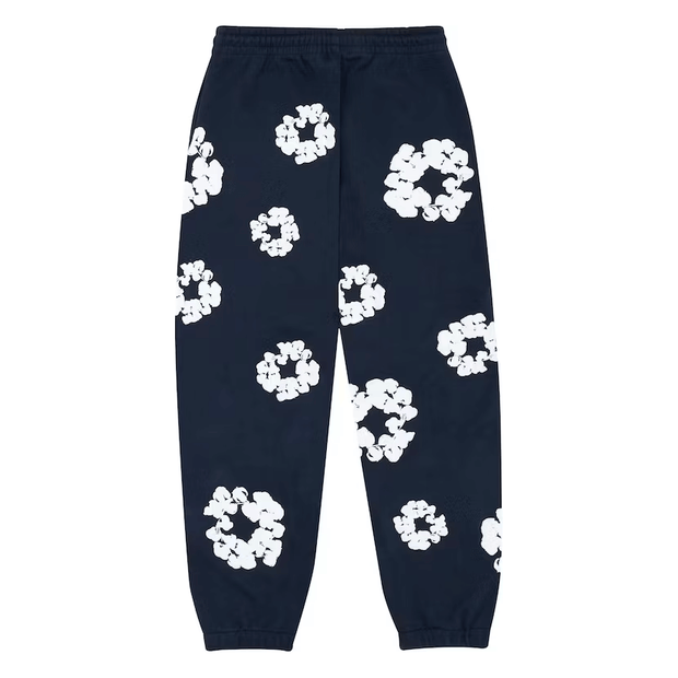 Sattars World Denim Tears Cotton Wreath Sweatpants Navy