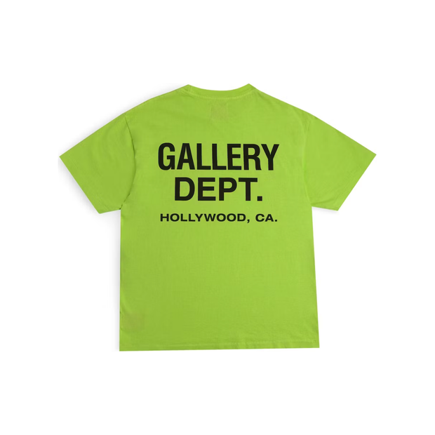 Sattars World Gallery Dept. Souvenir Lime Green T-Shirt