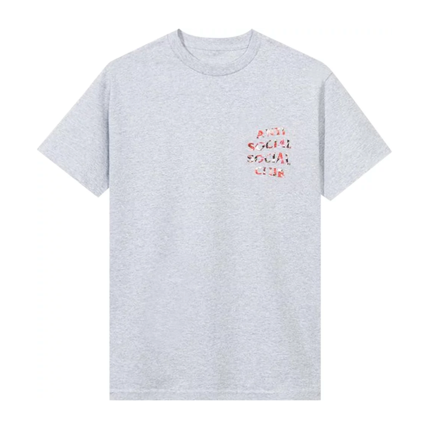 Sattars World Anti Social Social Club Bed Tee Grey