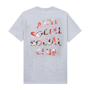 Sattars World Anti Social Social Club Bed Tee Grey