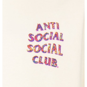 Sattars World Anti Social Social Club Layer Lock Hoodie Cream