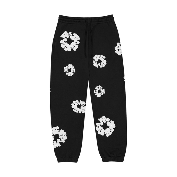 Sattars World Denim Tears The Cotton Wreath Sweatpants Black