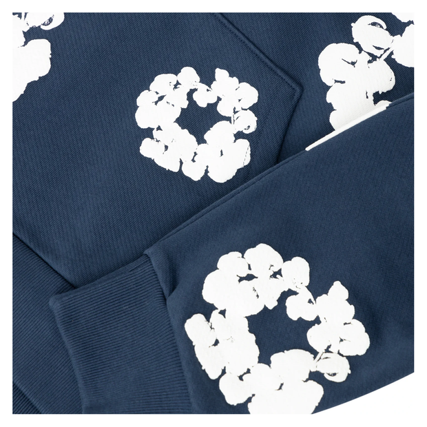 Sattars World Denim Tears Cotton Wreath Sweatpants Navy