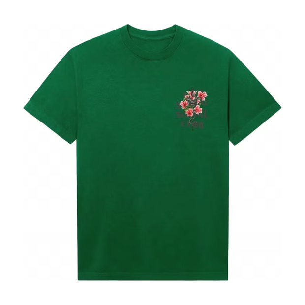 Sattars World Anti Social Social Club Hokkaido 3M Tee Green