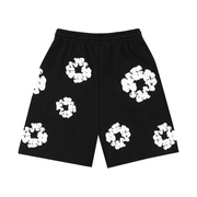 Sattars World Denim Tears The Cotton Wreath Shorts Black