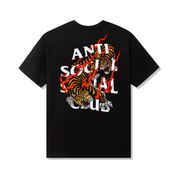 Sattars World Anti Social Social Club Tiger Blood T-Shirt Black